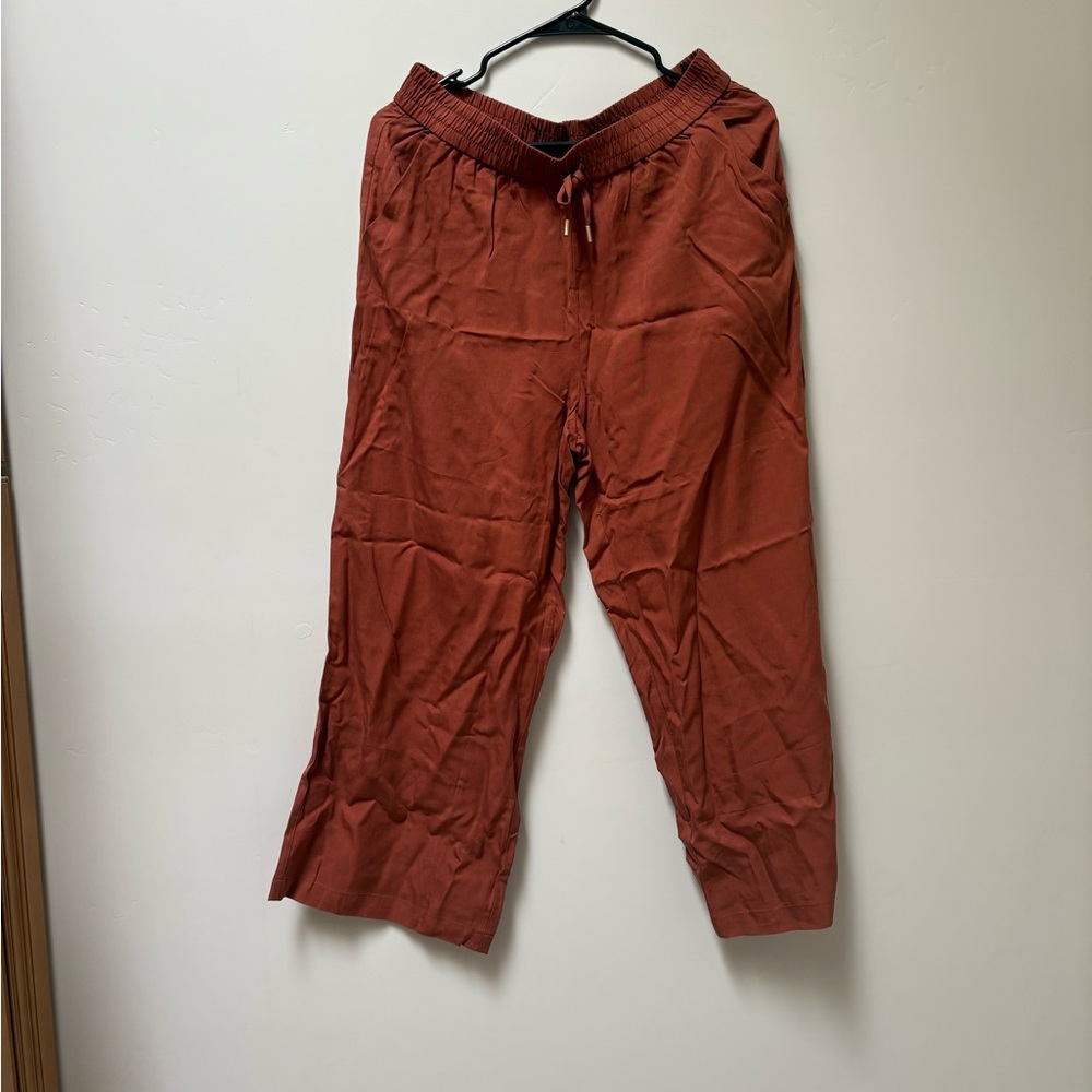 Rust Orange Casual Pants